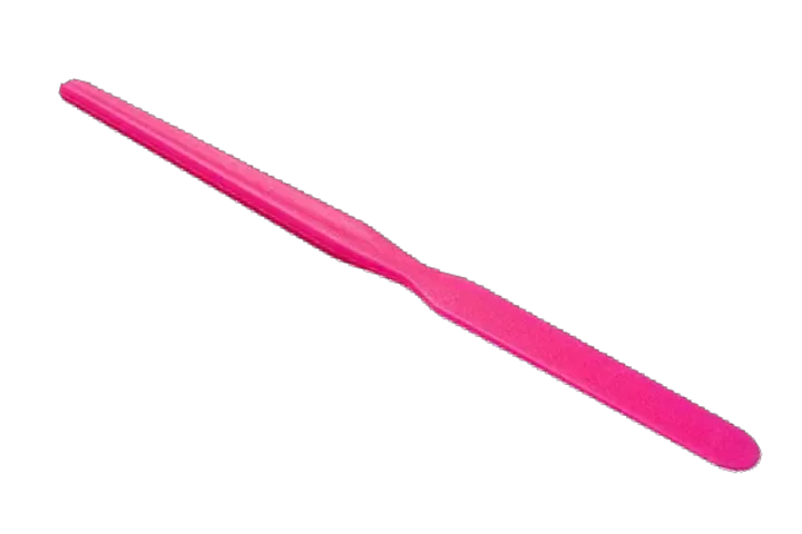 Suporte de lixa profissional CELS na cor rosa, com refil descartável encaixado
